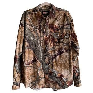 Outfitter’s Ridge Woodland Men’s Long Sleeve Shirt Size Large